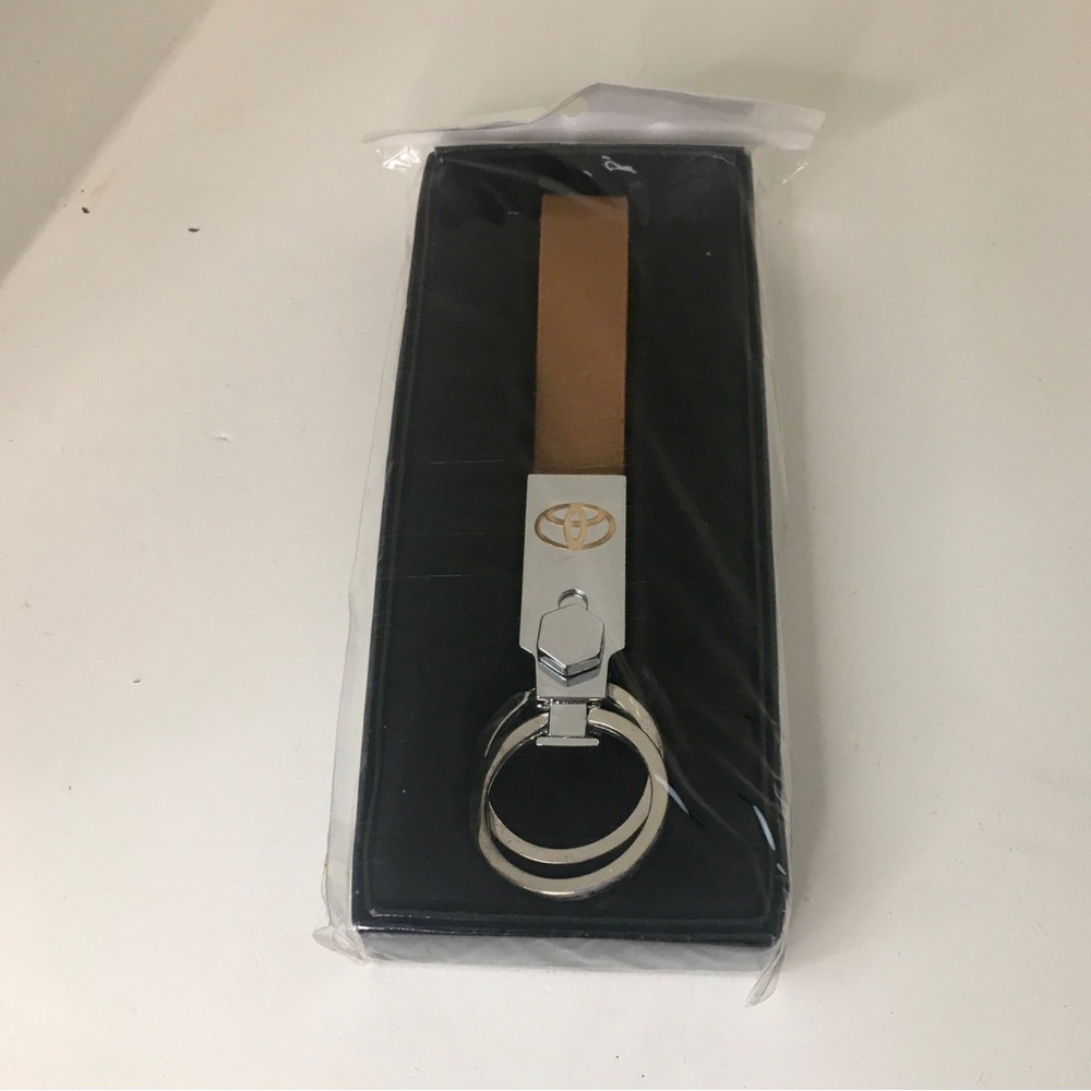 Toyota Leather Keychain